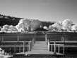infrared photos, eastern U.S., northwest Canada, pier